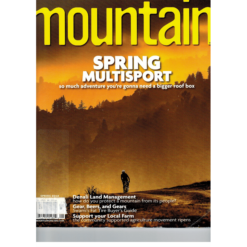 Cover of Mountain Magazine, Spring 2012