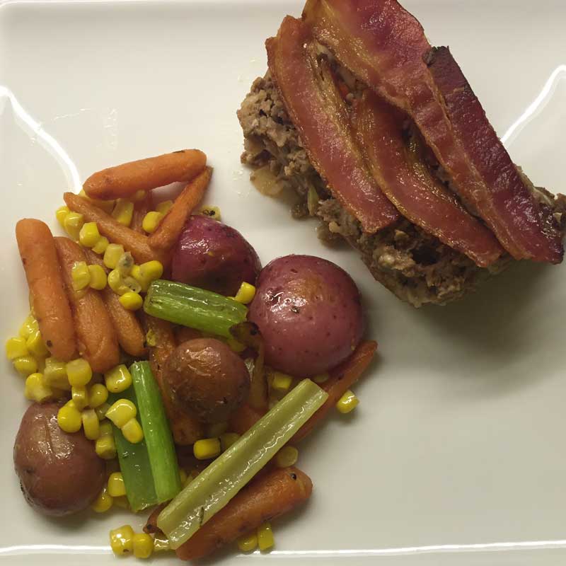 Photo of Meatloaf made with Bloody Mary Mix from Mary's Mornin' FiXXer