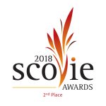 2018 Scovie Awards 2nd place logo