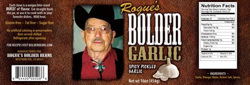 Image of product label for Bolder Garlic