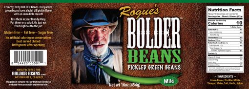 Image of product label for Bolder Beans Mild