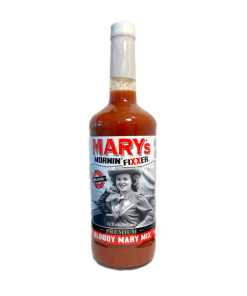 32oz bottle of Mary's Mornin FiXXer Bloody Mary Mix
