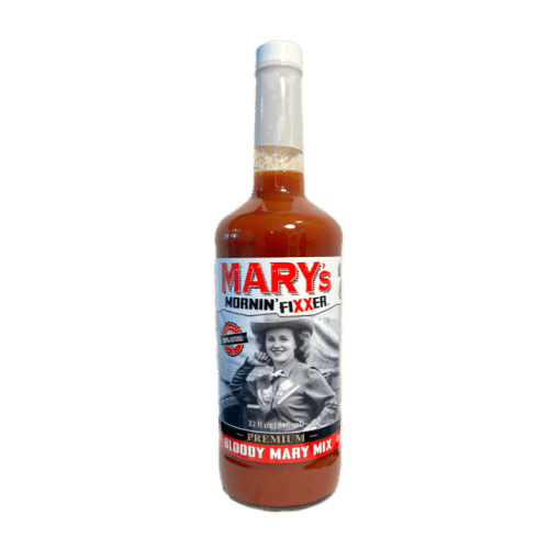 32oz bottle of Mary's Mornin FiXXer Bloody Mary Mix